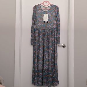 NWT Baum und Pferdgarten Junia Dress, Blue Flowerscape, S